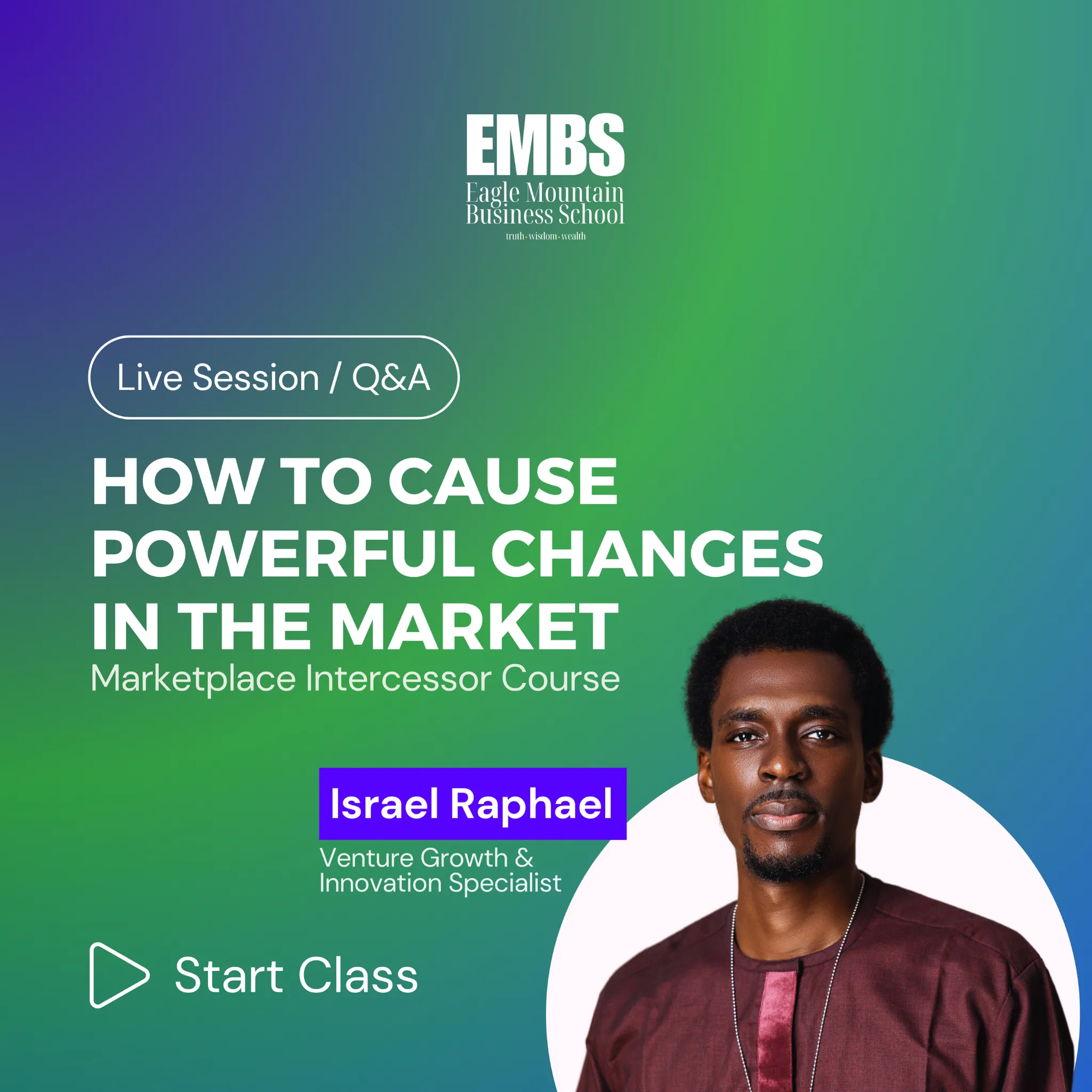 Marketplace Intercessor Course